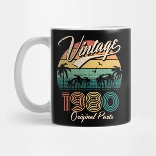 40th birthday gifts for men and women 1980 gift 40 years old Mug